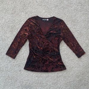 Vintage 90s velvet top!